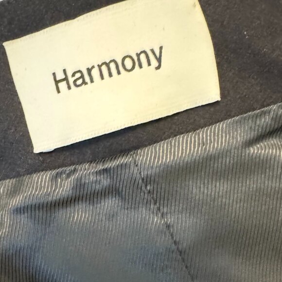 Navy Blue Wool Wrap skirt by Harmony - size 36 (FR), 4 US - Picture 6 of 7